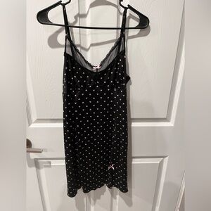 🧰Secret Treasures Black Chemise with Pink Accents